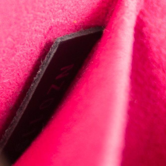Louis Vuitton Black Epi Felicie Pochette Bag