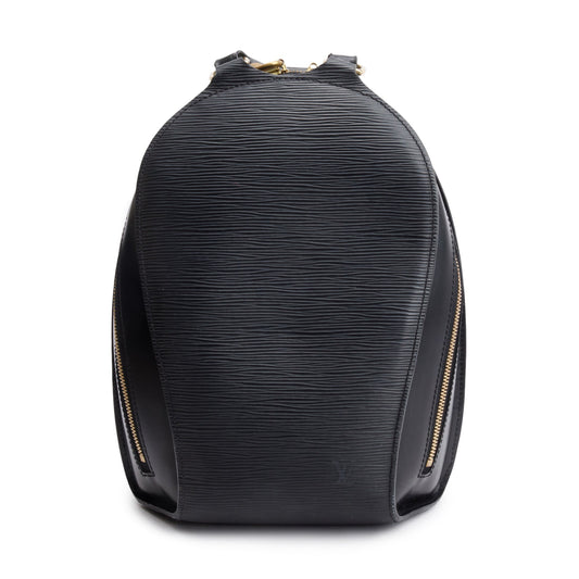 Louis Vuitton Black Epi Leather Mabillon Backpack