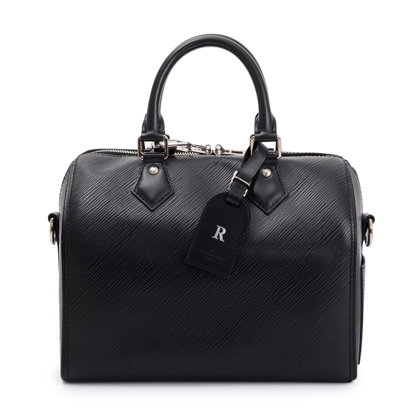 Louis Vuitton Black Epi Leather Speedy Bandouliere 25