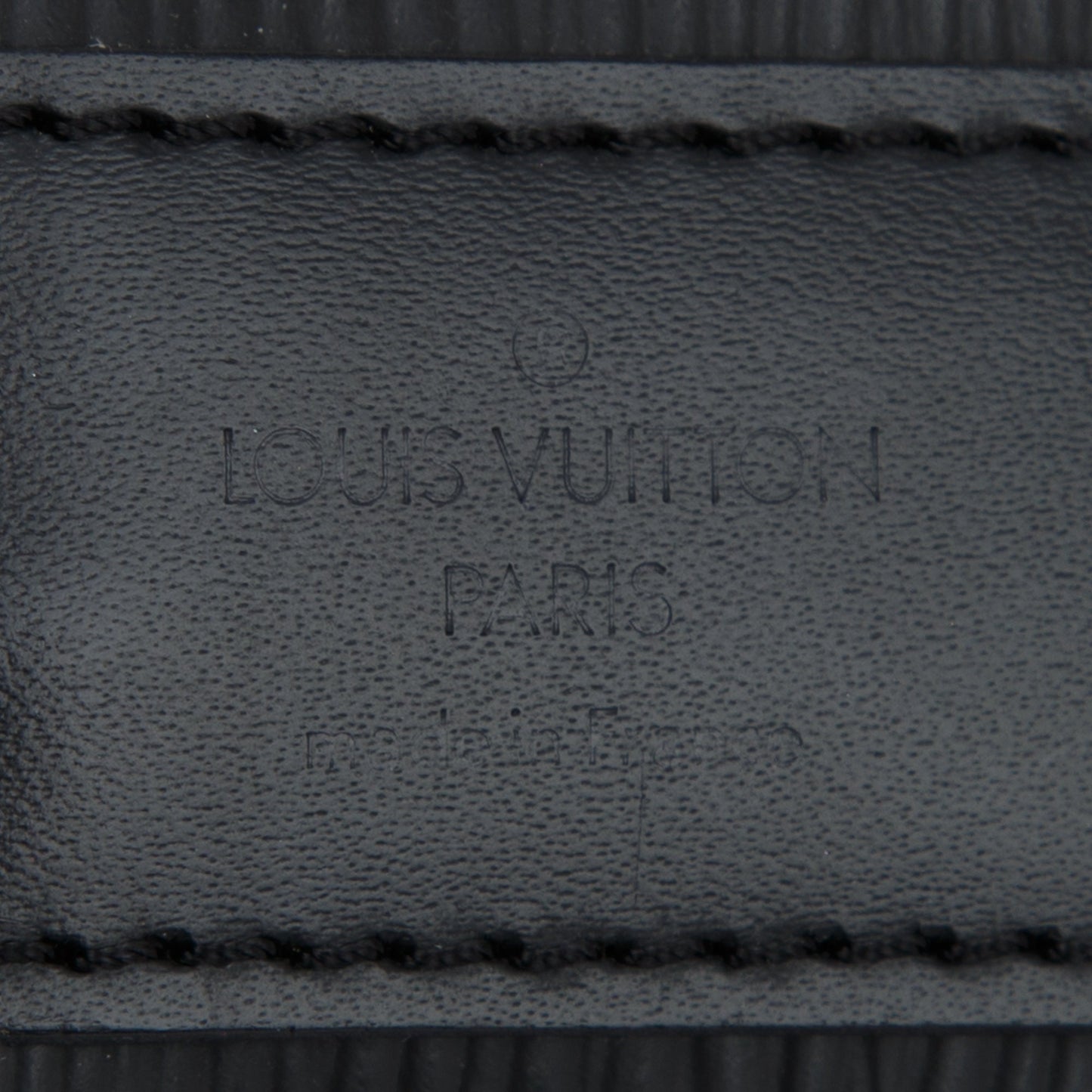 Louis Vuitton Black Epi Sac de Paule PM Bag