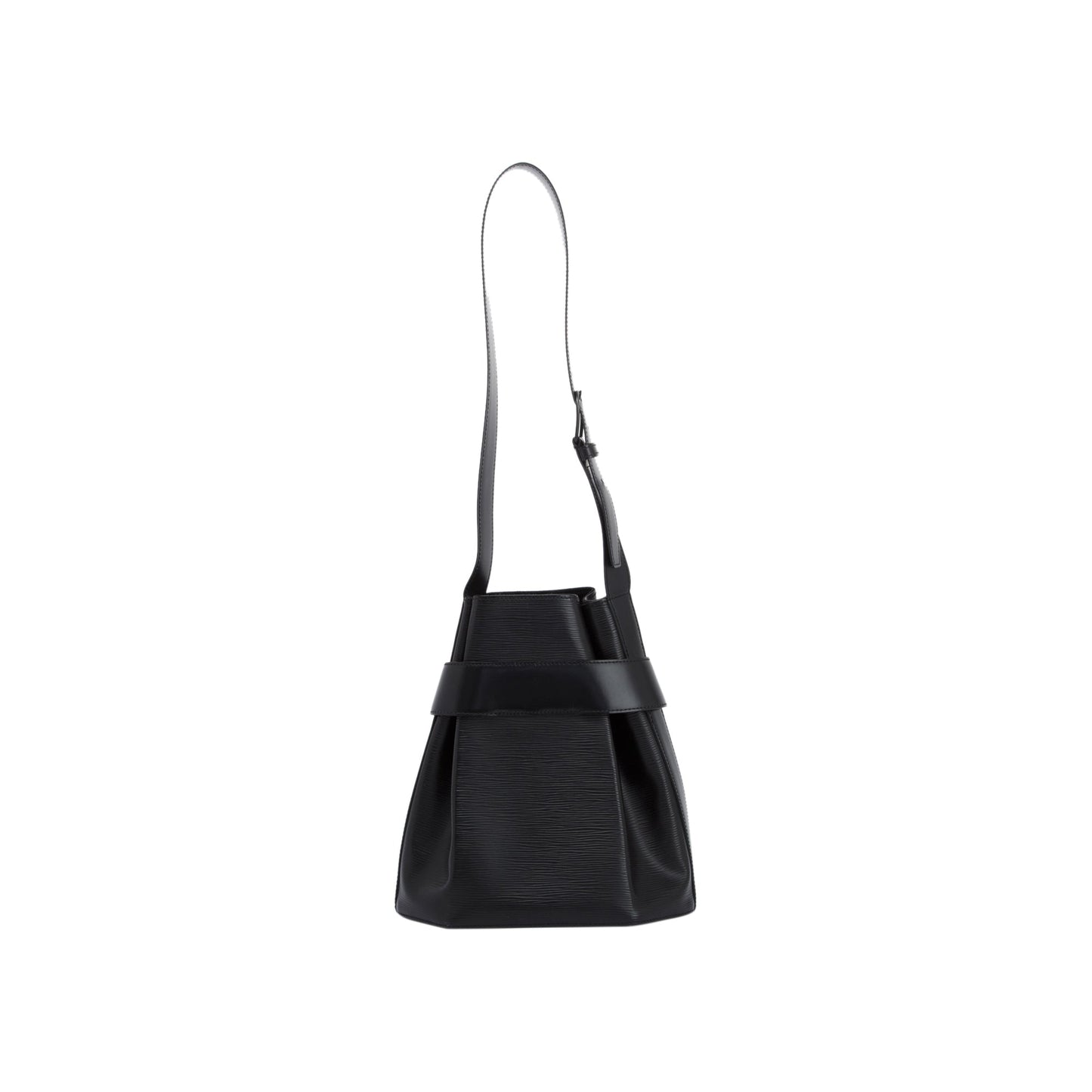 Louis Vuitton Black Epi Sac de Paule PM Bag
