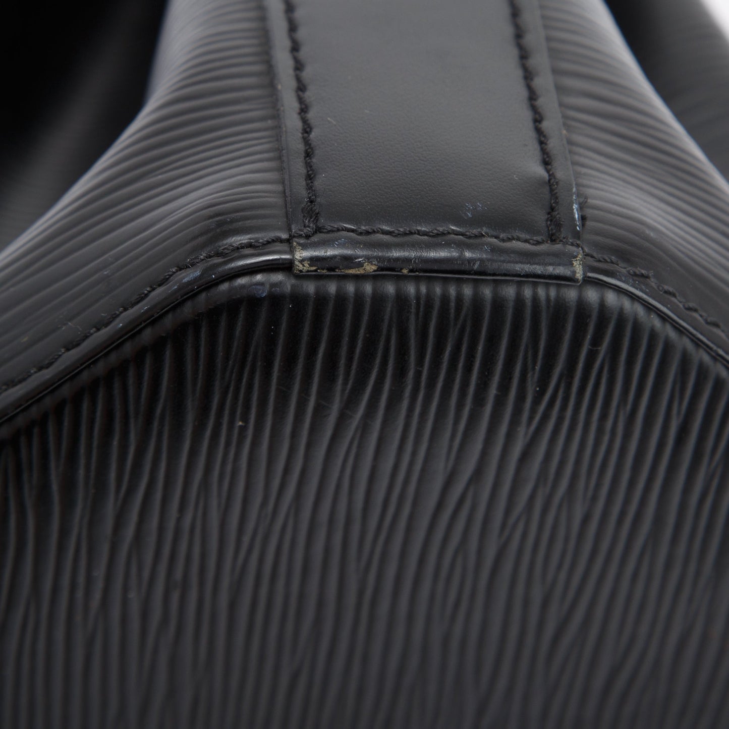 Louis Vuitton Black Epi Sac de Paule PM Bag