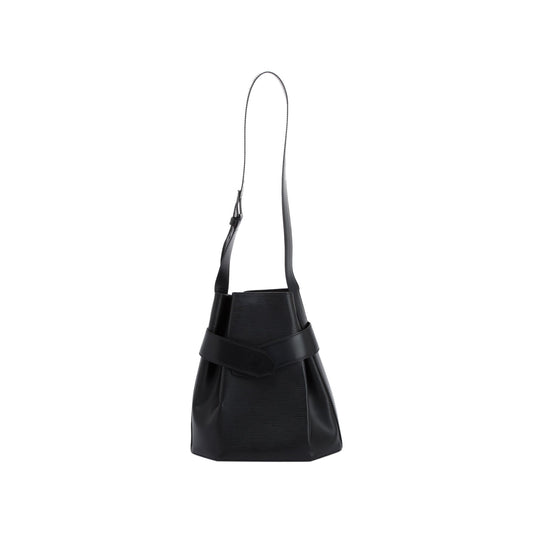 Louis Vuitton Black Epi Sac de Paule PM Bag