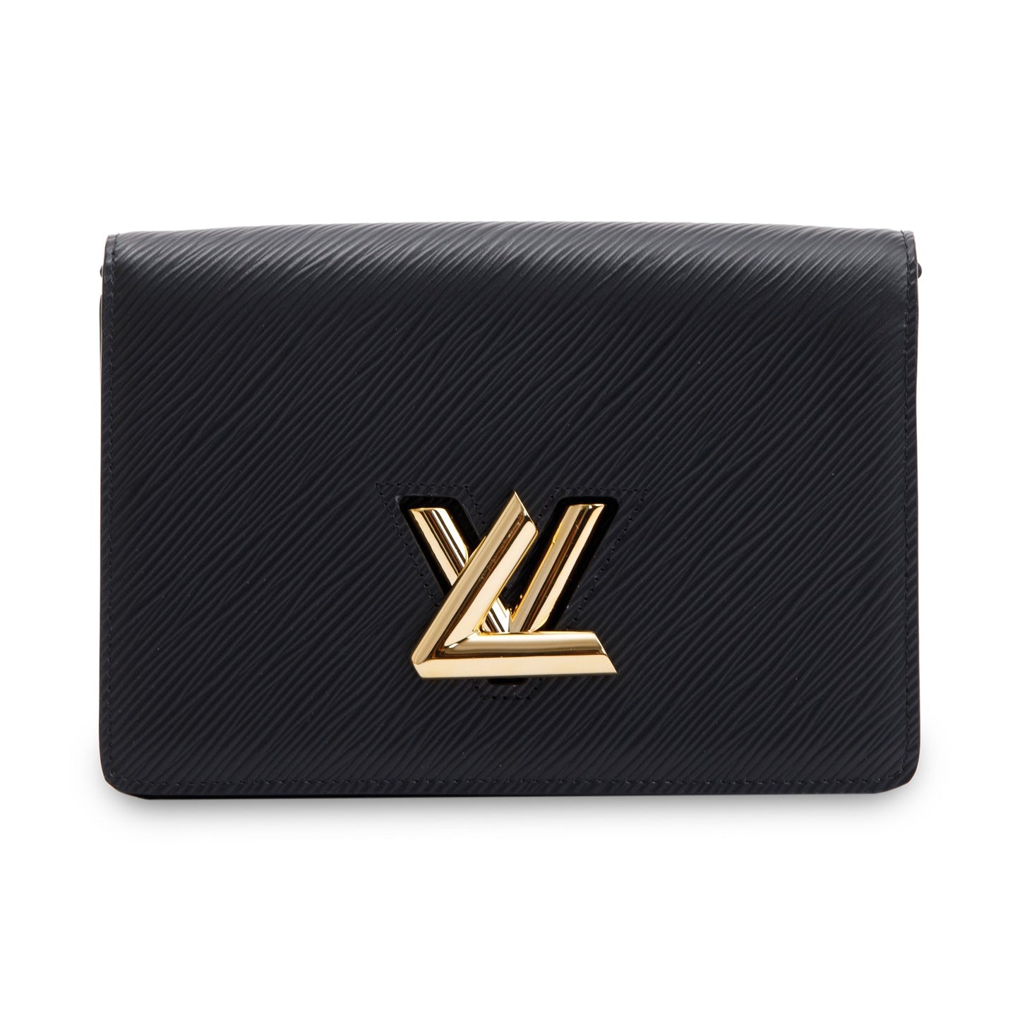 Louis Vuitton Black Epi Twist Belt Chain Wallet