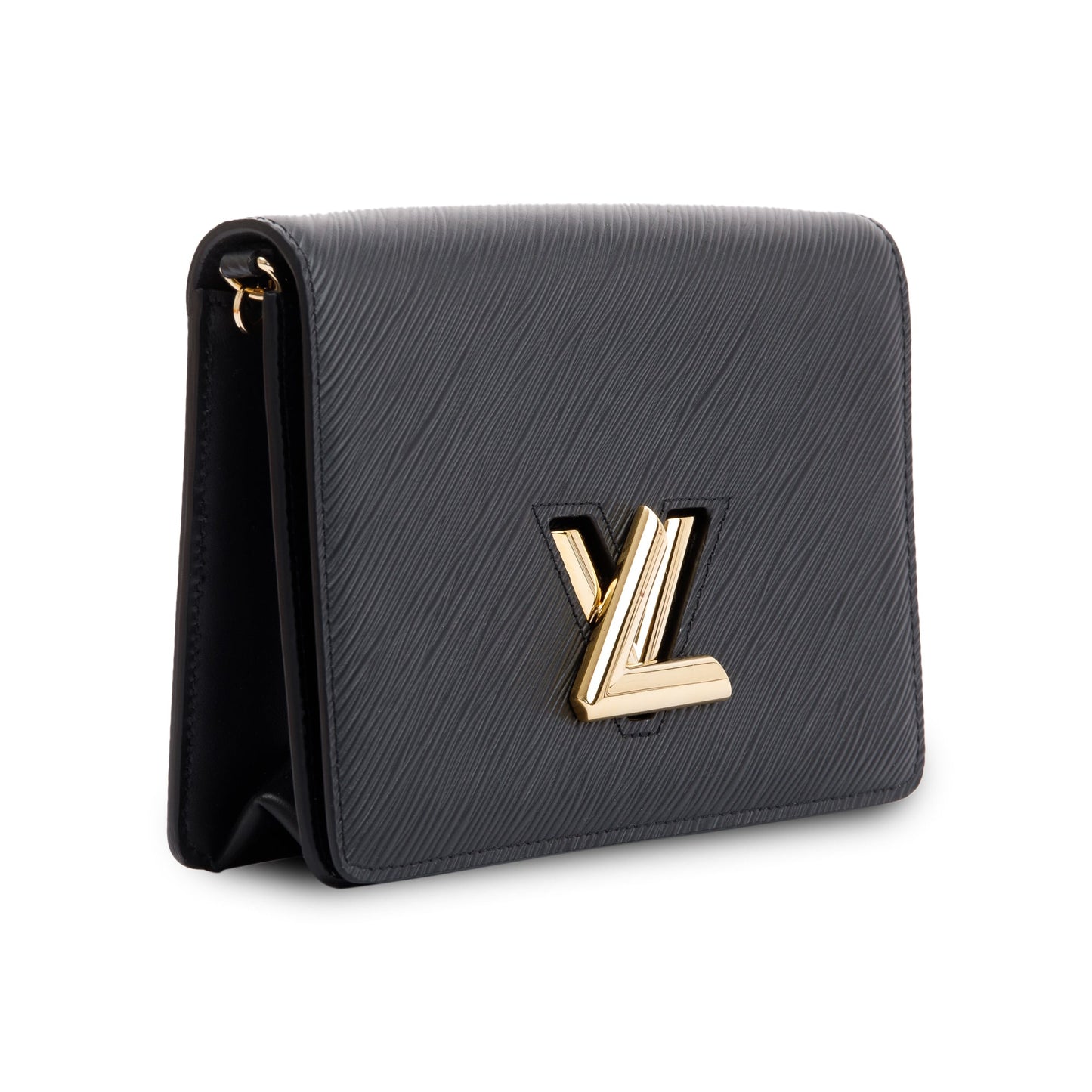 Louis Vuitton Black Epi Twist Belt Chain Wallet