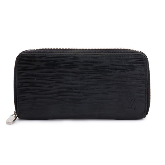 Louis Vuitton Black Epi Zippy Wallet