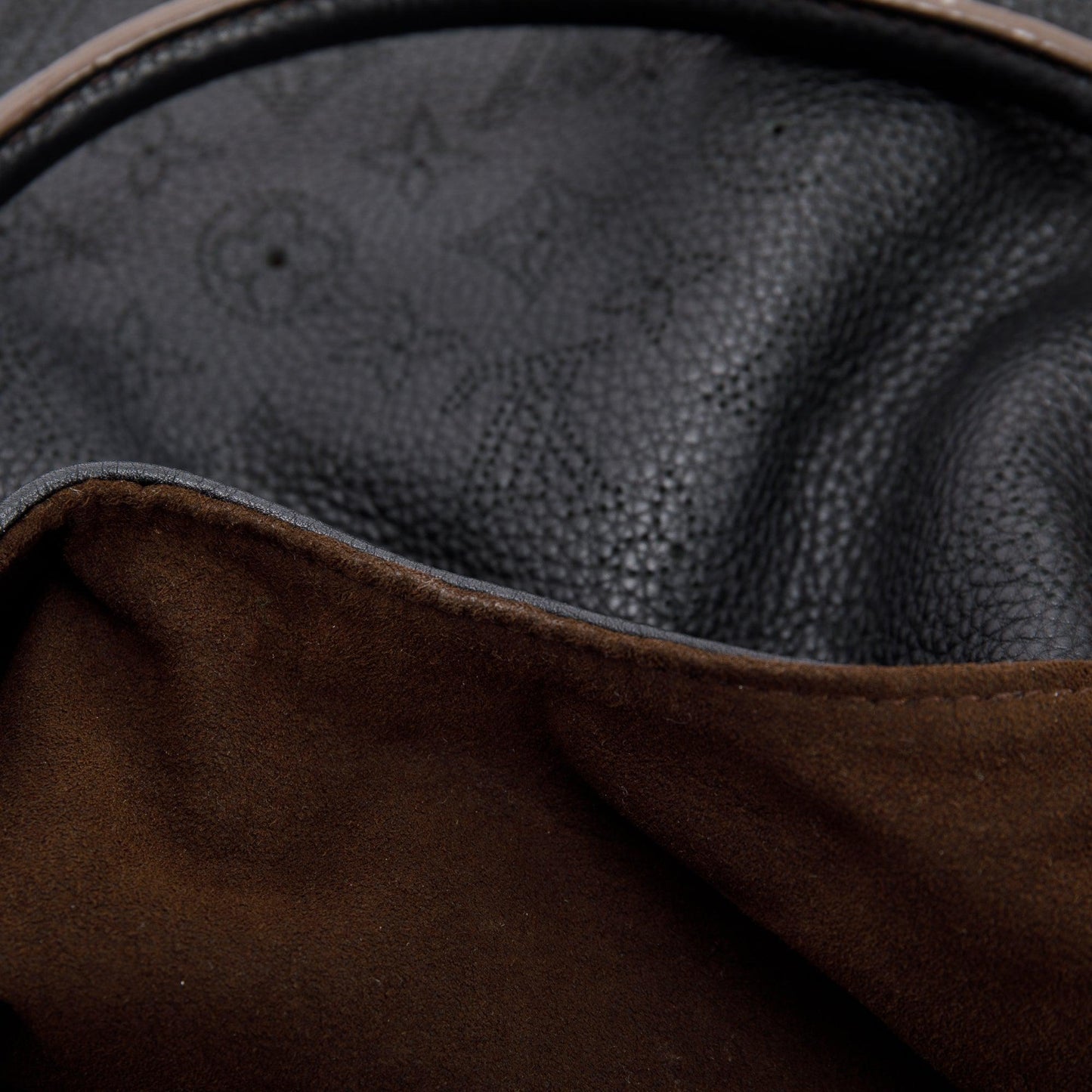 Louis Vuitton Black Mahina L Hobo