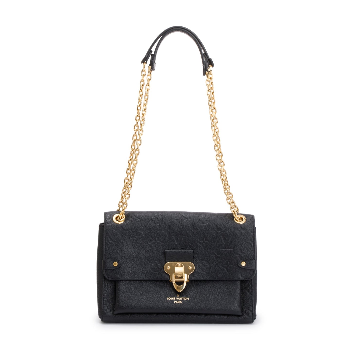 Louis Vuitton Black Monogram Empreinte Leather Vavin PM