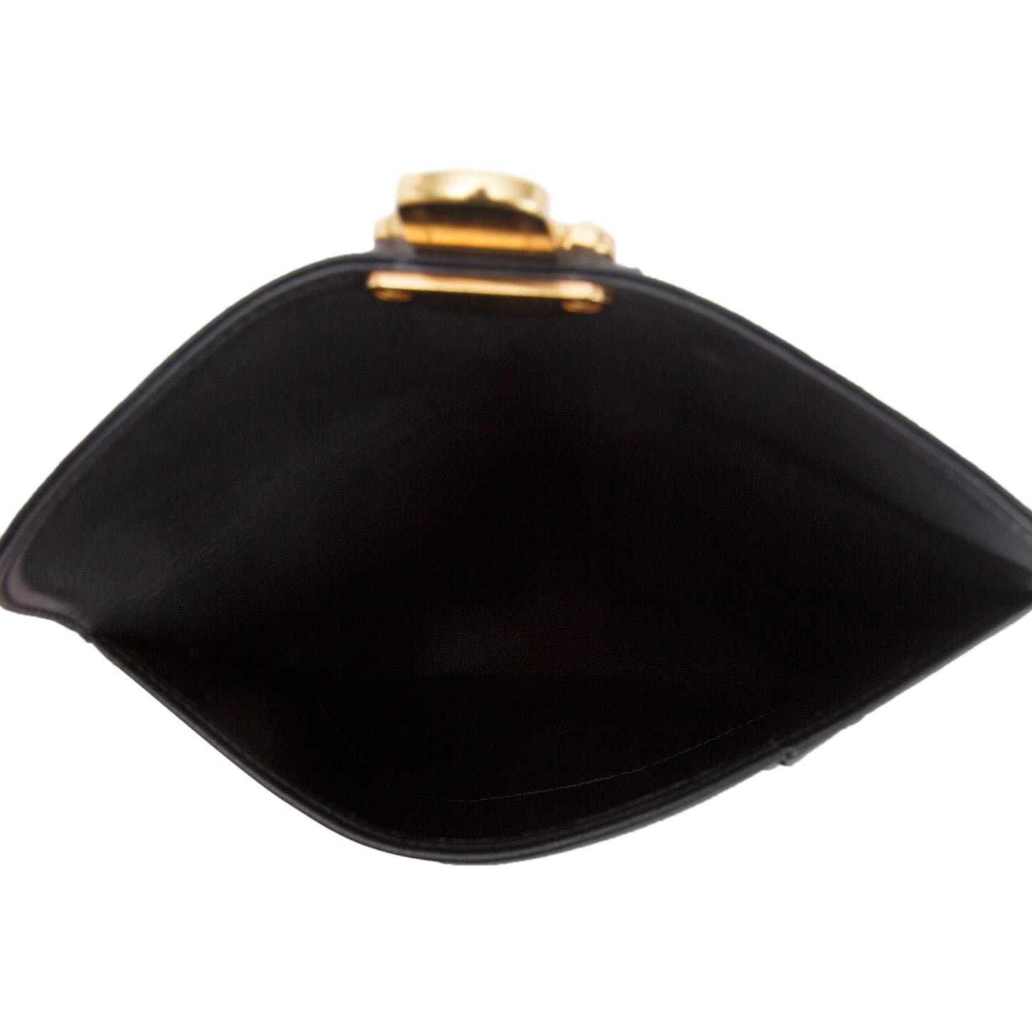 Louis Vuitton Black Monogram Mahina Leather Amelia Wallet