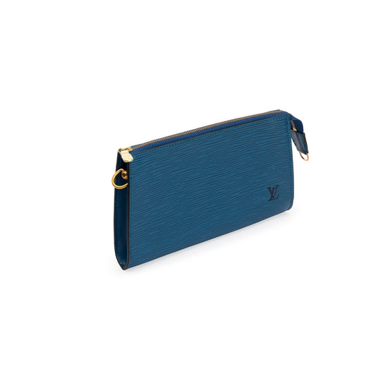 Louis Vuitton Blue Epi Pochette Accessoires 24