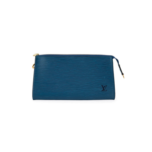 Louis Vuitton Blue Epi Pochette Accessoires 24