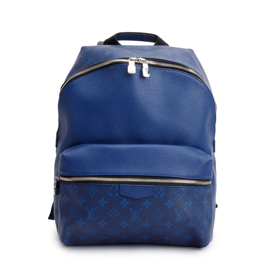 Louis Vuitton Blue Taigarama Discovery Backpack