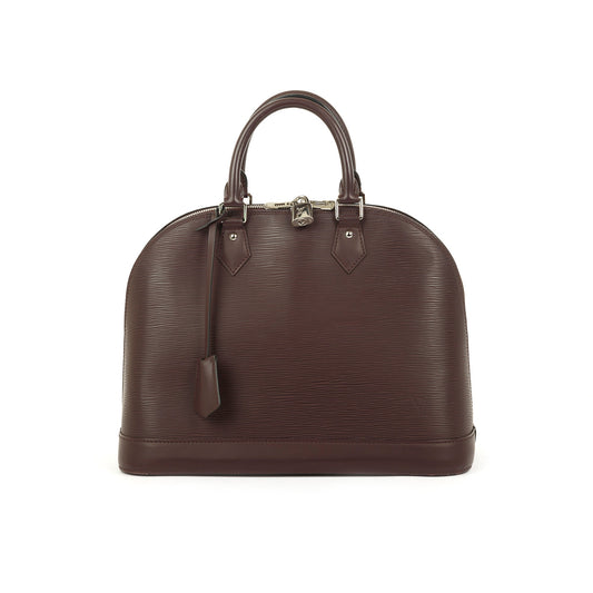Louis Vuitton Brown Epi Alma GM