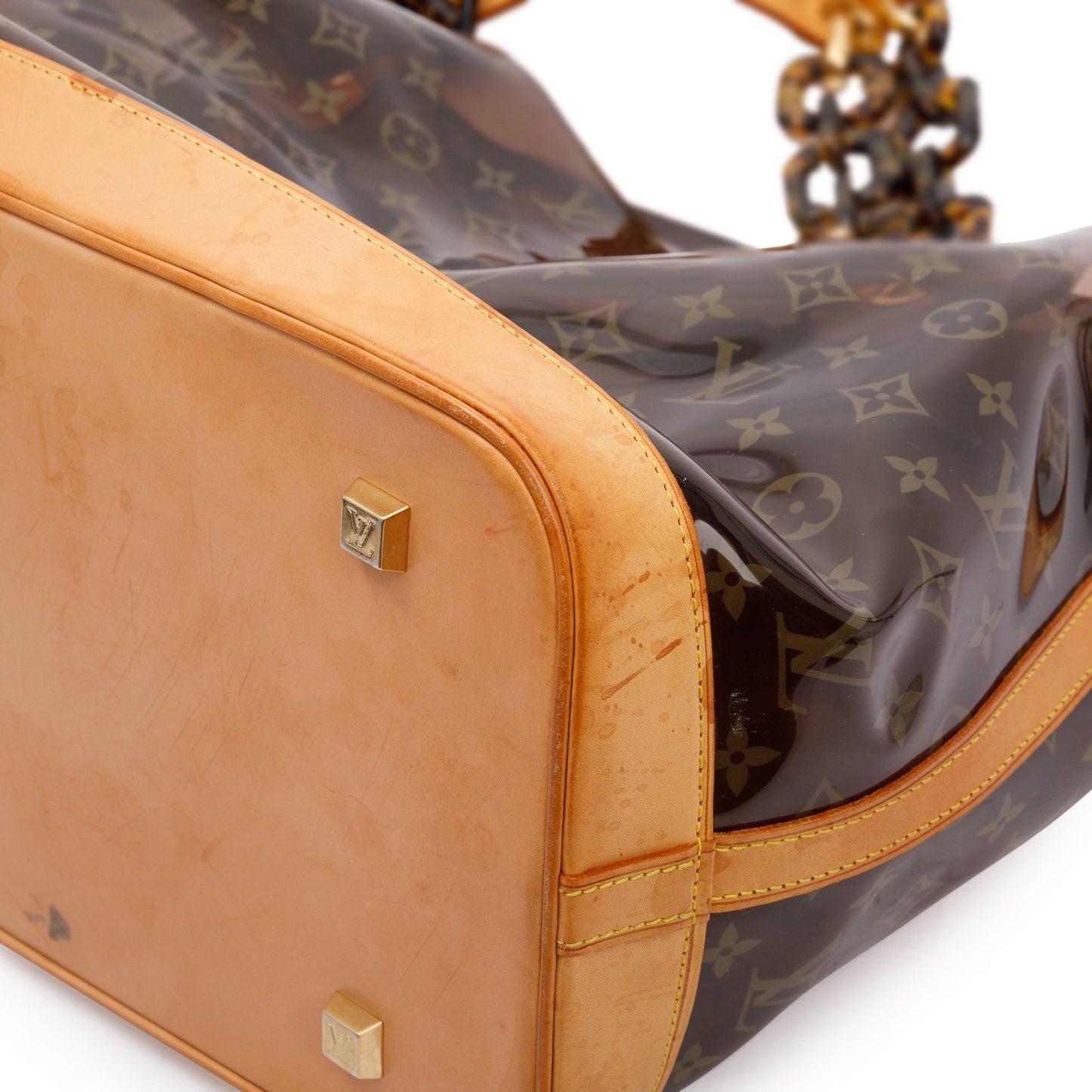 Louis Vuitton Brown Monogram Vinyl Cabas Sac Ambre GM Tote