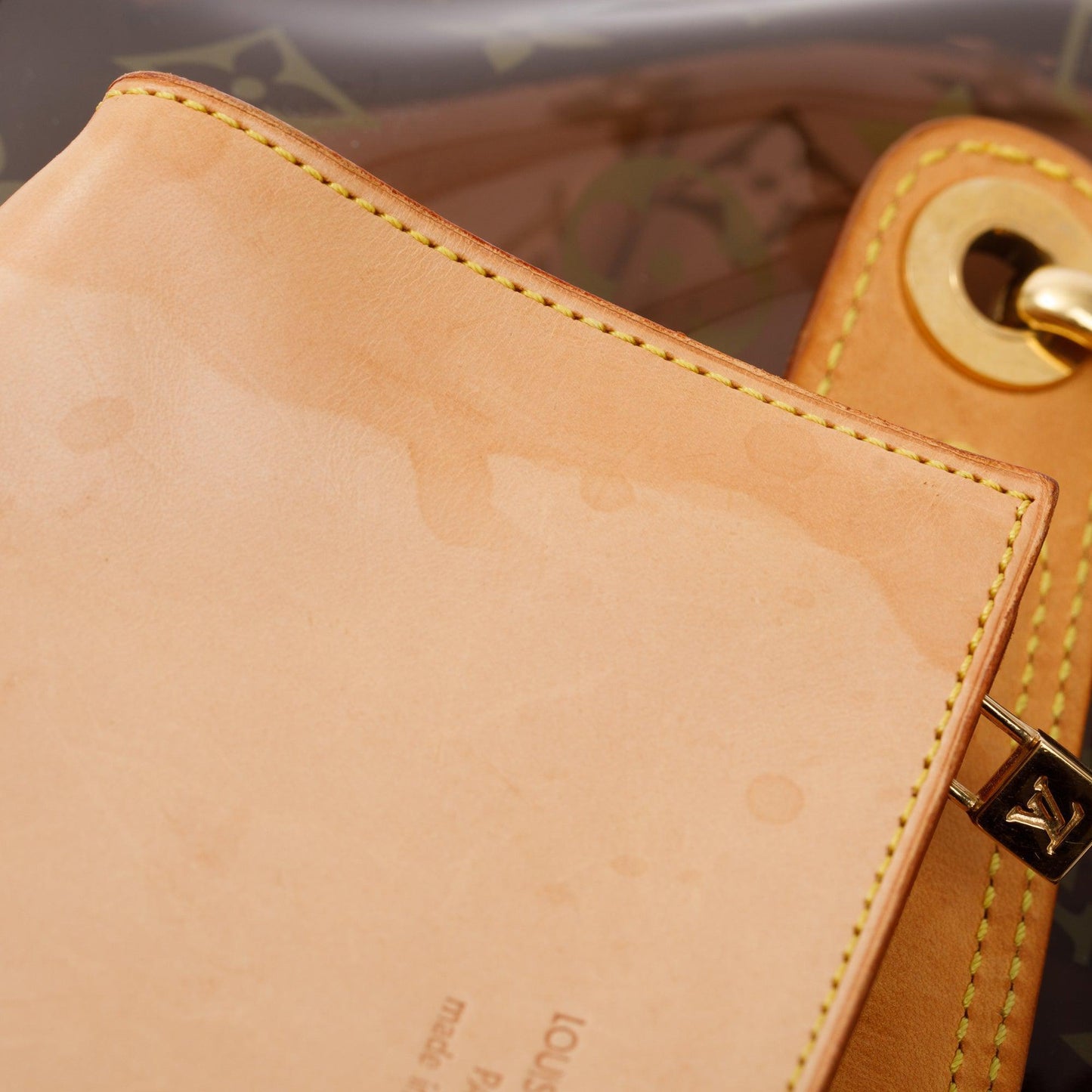 Louis Vuitton Brown Monogram Vinyl Cabas Sac Ambre PM Tote