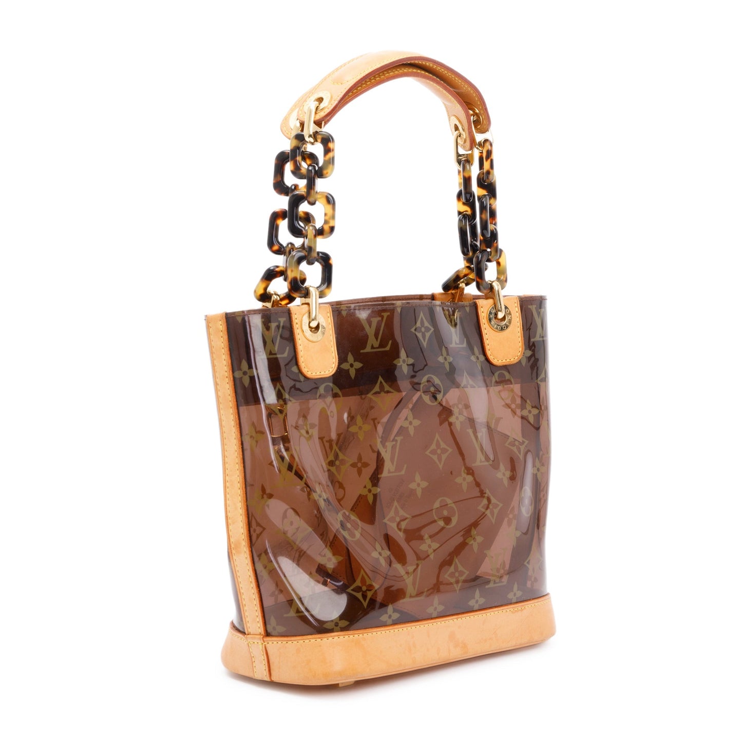 Louis Vuitton Brown Monogram Vinyl Cabas Sac Ambre PM Tote