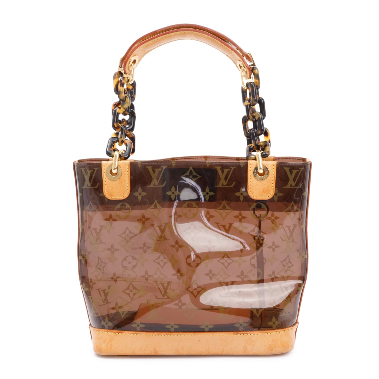 Louis Vuitton Brown Monogram Vinyl Cabas Sac Ambre PM Tote