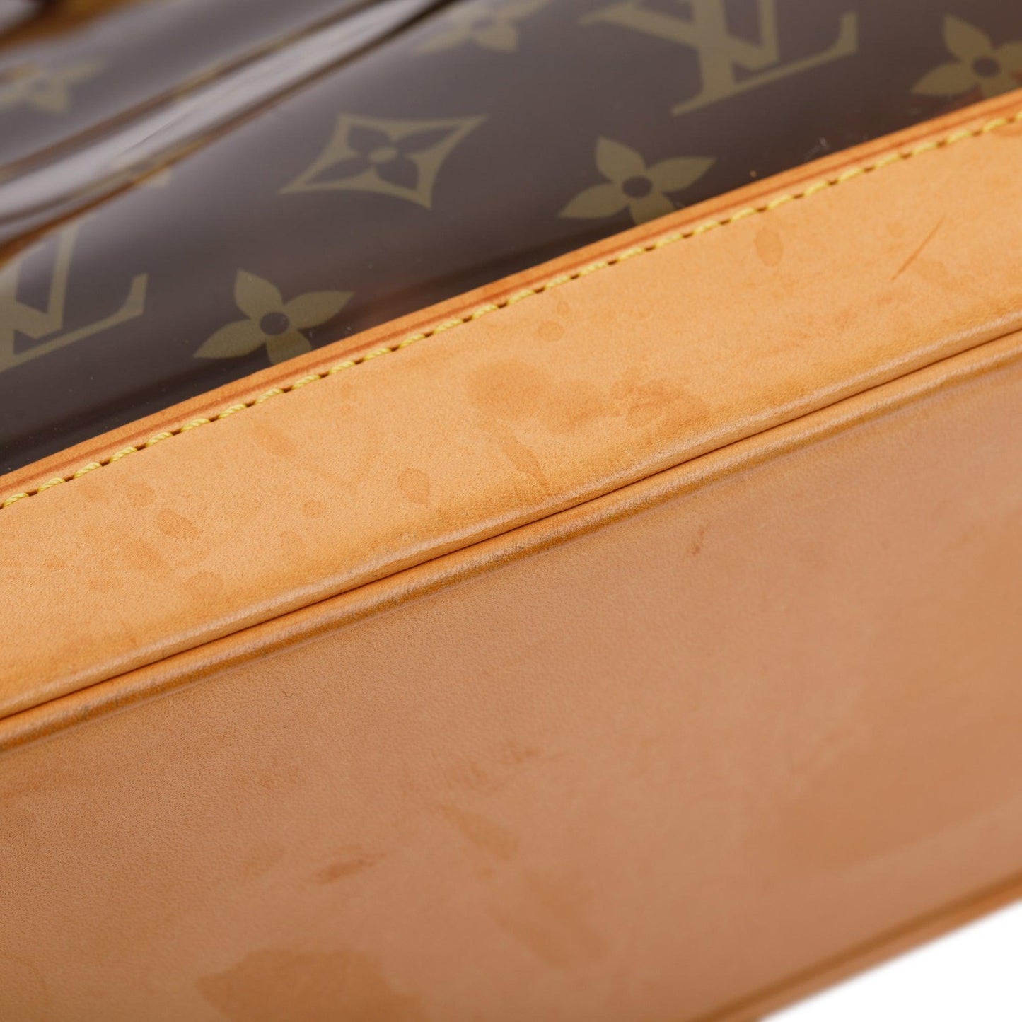 Louis Vuitton Brown Monogram Vinyl Cabas Sac Ambre PM Tote