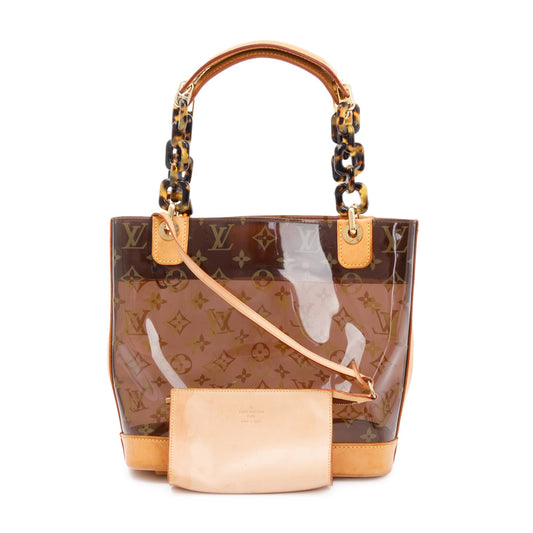 Louis Vuitton Brown Monogram Vinyl Cabas Sac Ambre PM Tote