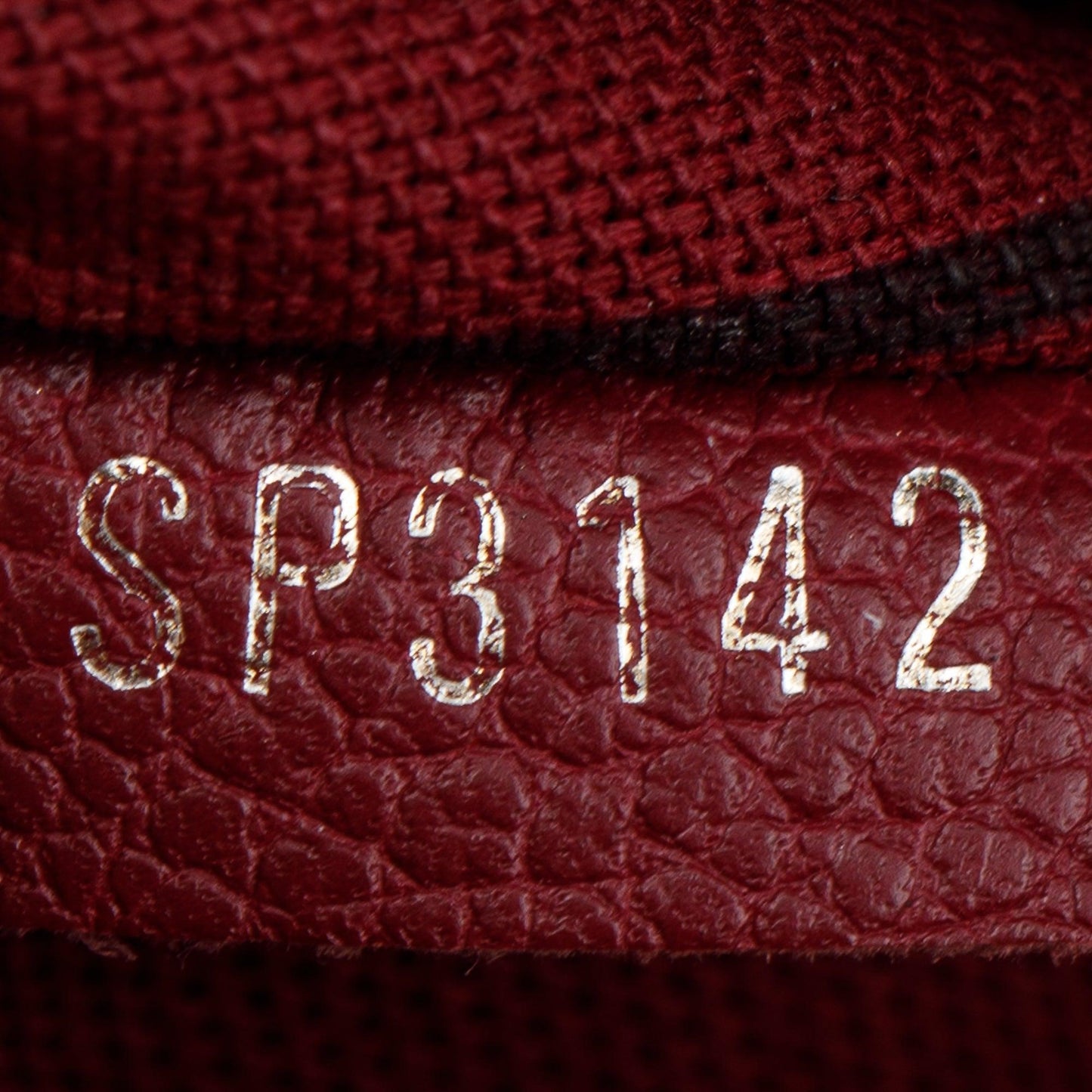 Louis Vuitton Burgundy Monogram Empreinte Leather Speedy Bandouliere 25