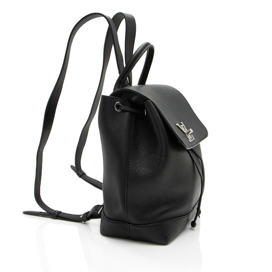 Louis Vuitton Calfskin Lockme Backpack (SHF-67YGP1)