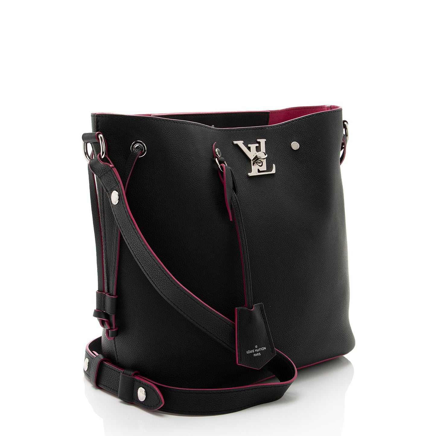 Louis Vuitton Calfskin Lockme Bucket Bag