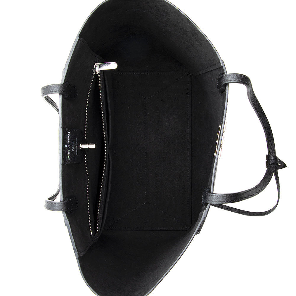 Louis Vuitton Calfskin Lockme Cabas Tote (SHF-18506)