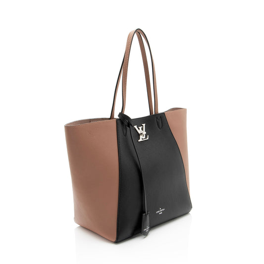 Louis Vuitton Calfskin Lockme Cabas Tote