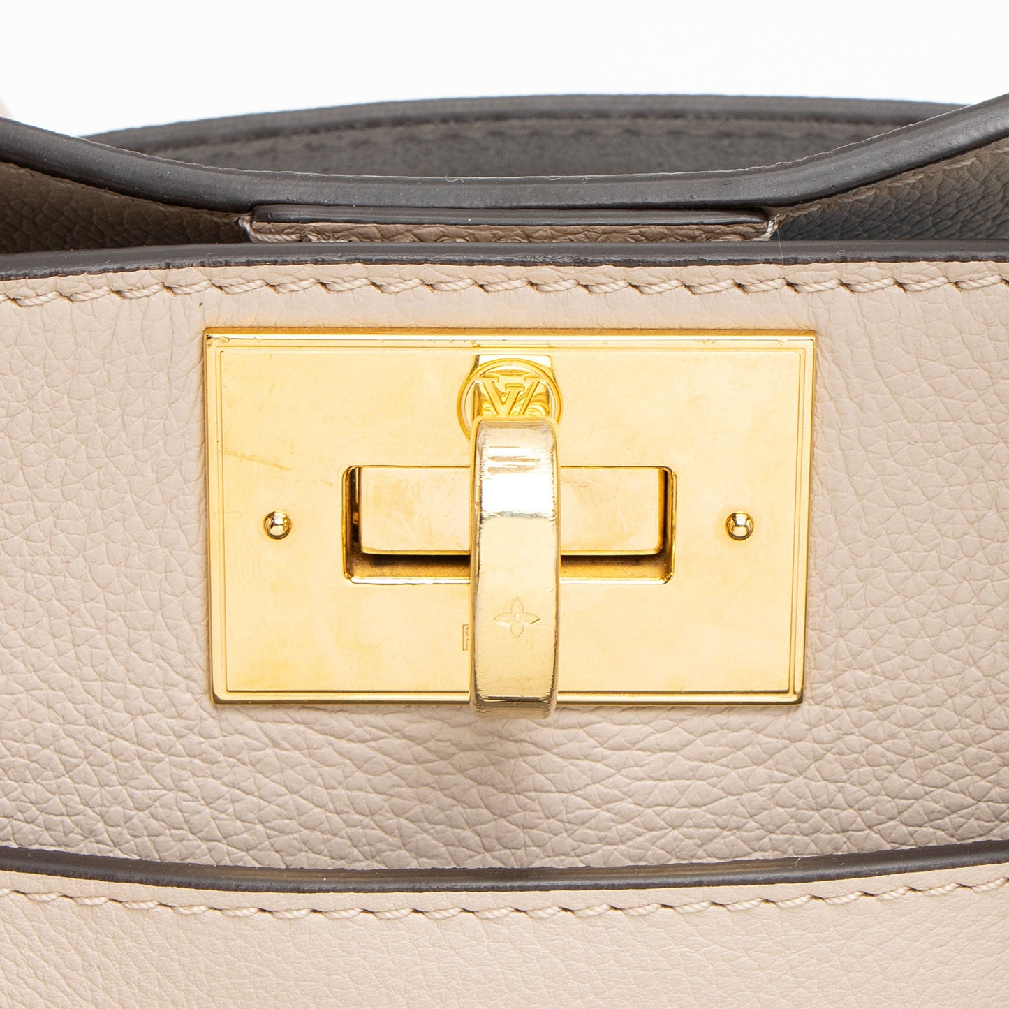 Louis Vuitton Calfskin Monogram Canvas On My Side PM Tote