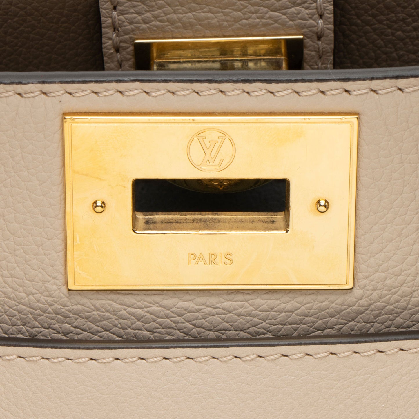 Louis Vuitton Calfskin Monogram Canvas On My Side PM Tote