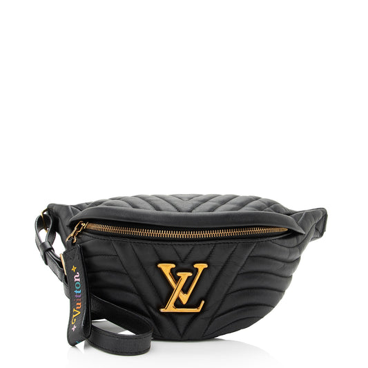Louis Vuitton Calfskin New Wave Bumbag (SHF-Skd5to)