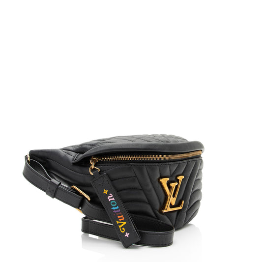 Louis Vuitton Calfskin New Wave Bumbag (SHF-Skd5to)