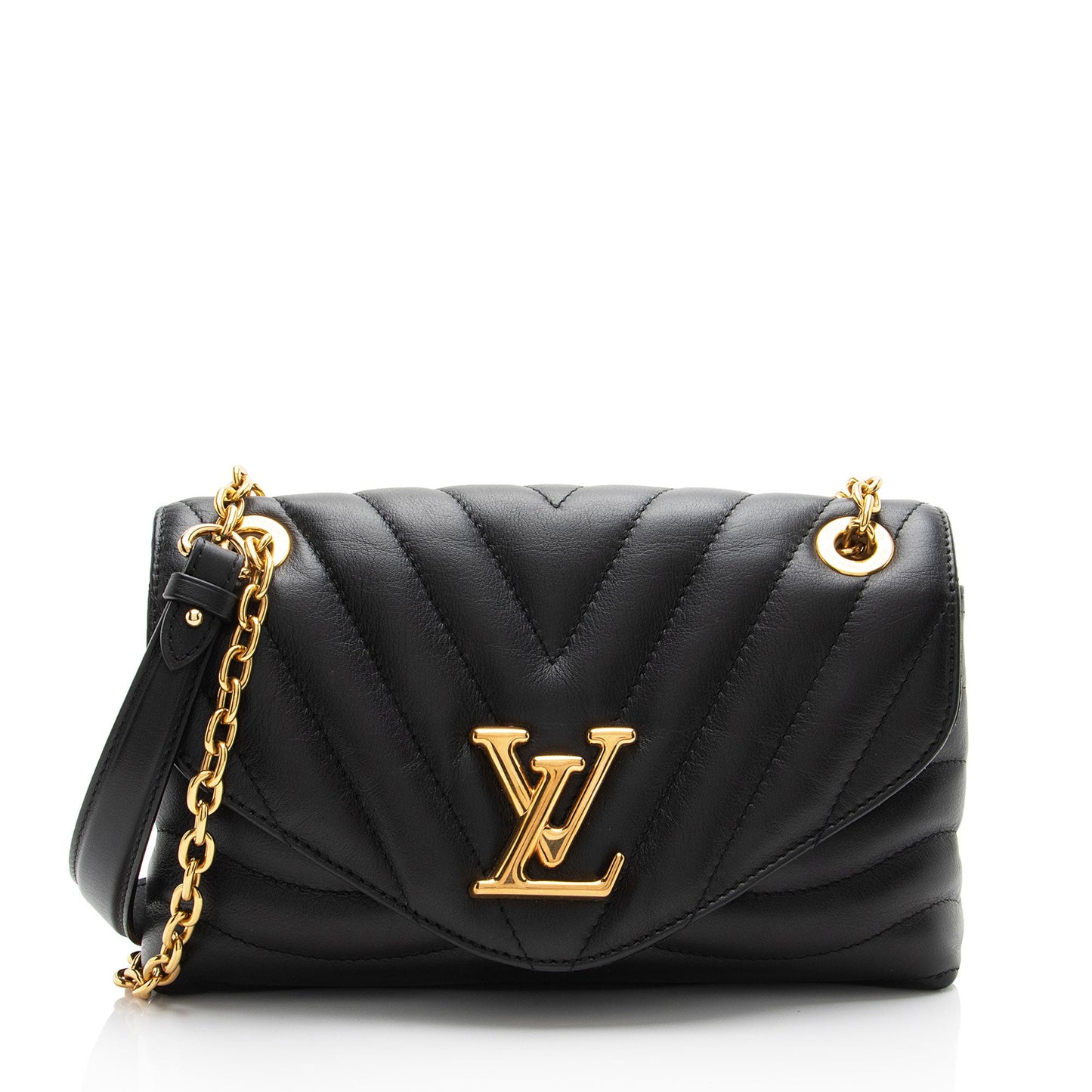 Louis Vuitton Calfskin New Wave Chain Shoulder Bag