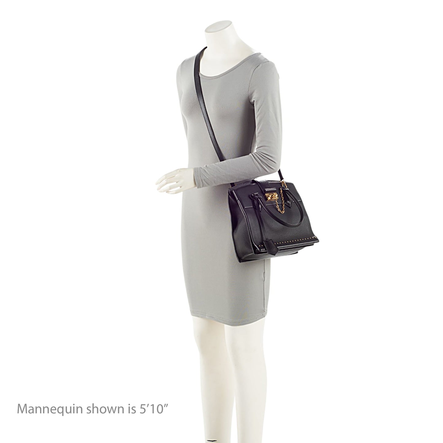 Louis Vuitton Calfskin Studded Marly PM Tote