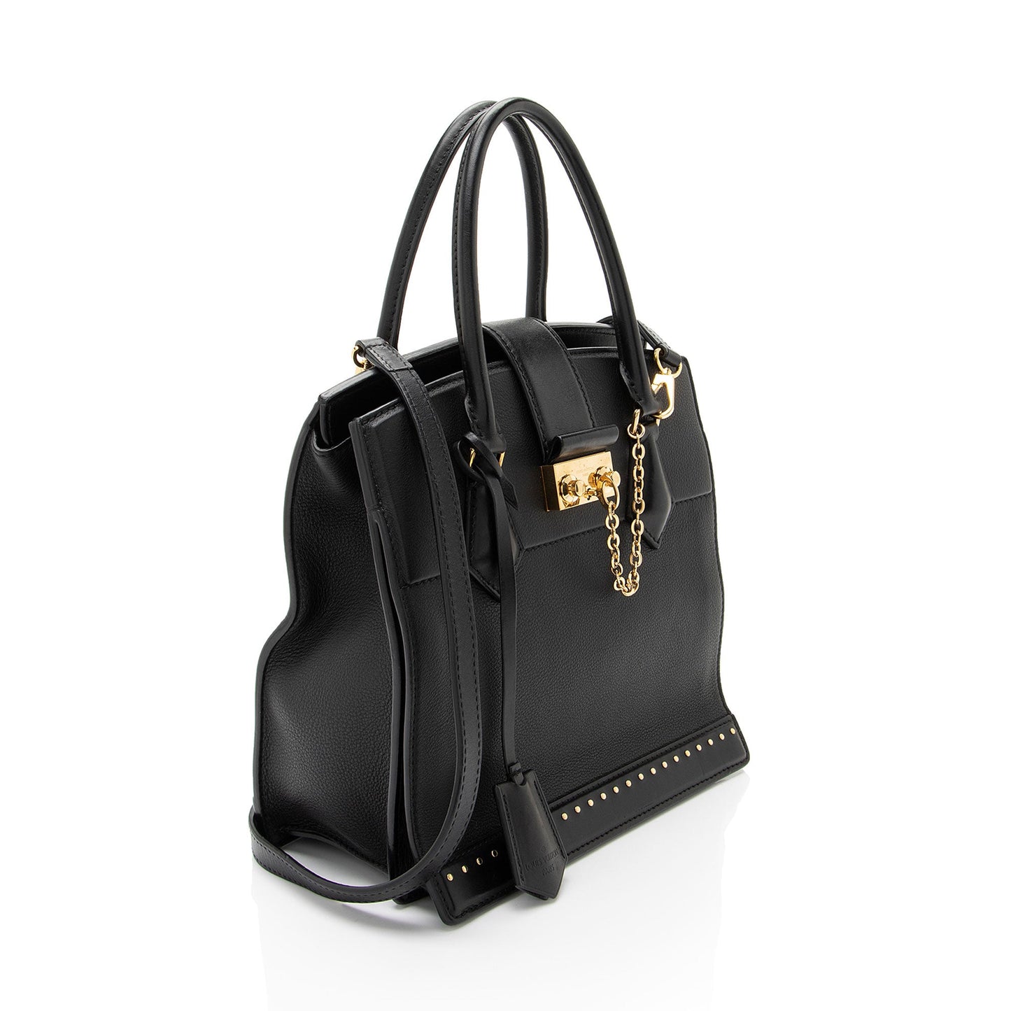 Louis Vuitton Calfskin Studded Marly PM Tote