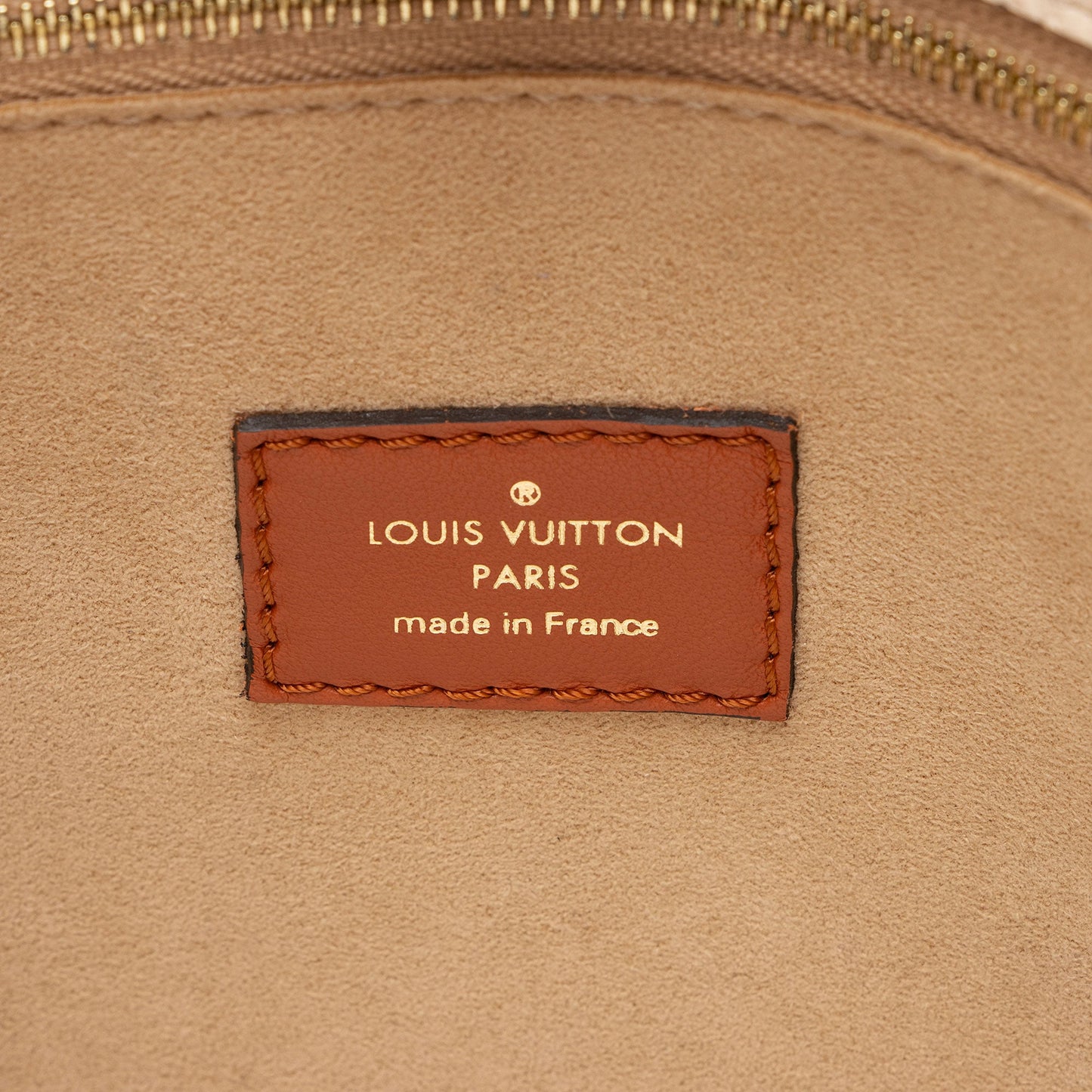 Louis Vuitton Calfskin Tufted Monogram On My Side MM Tote