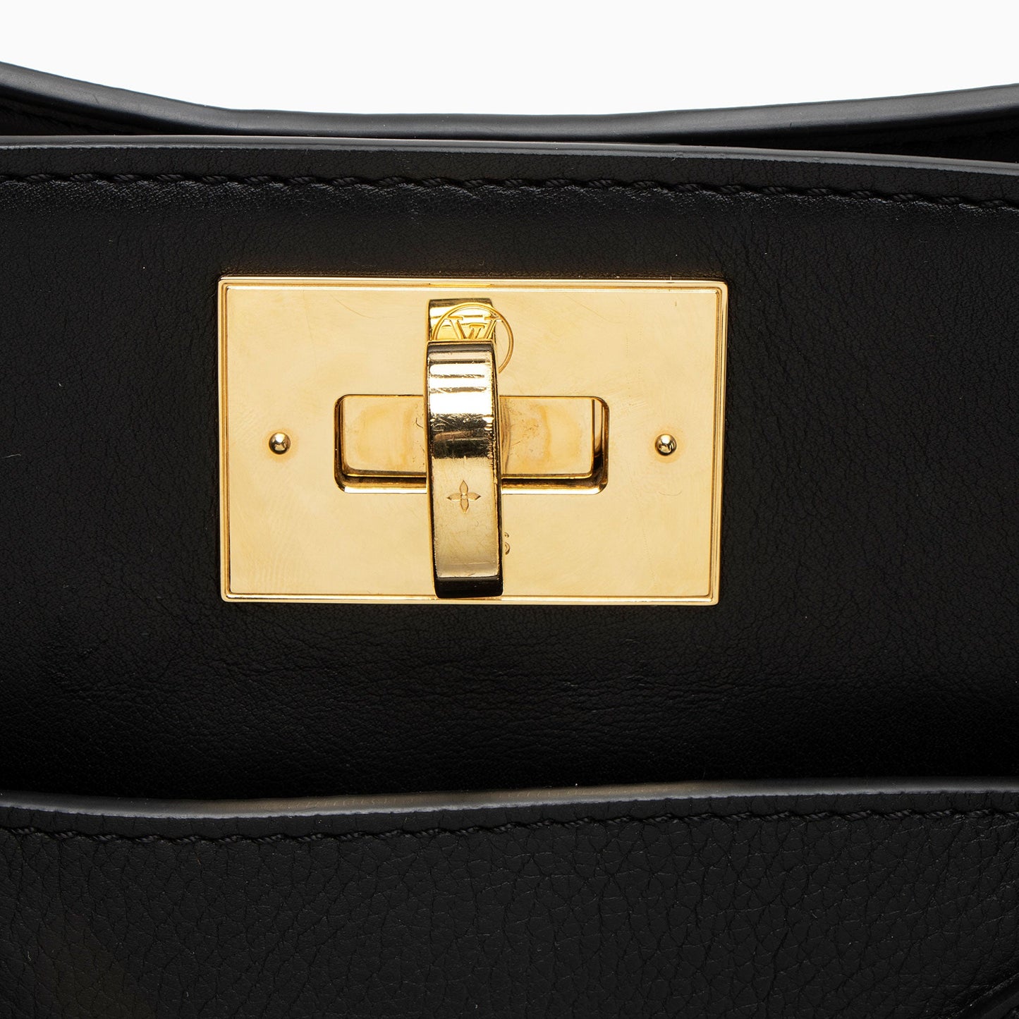 Louis Vuitton Calfskin Tufted Monogram On My Side MM Tote