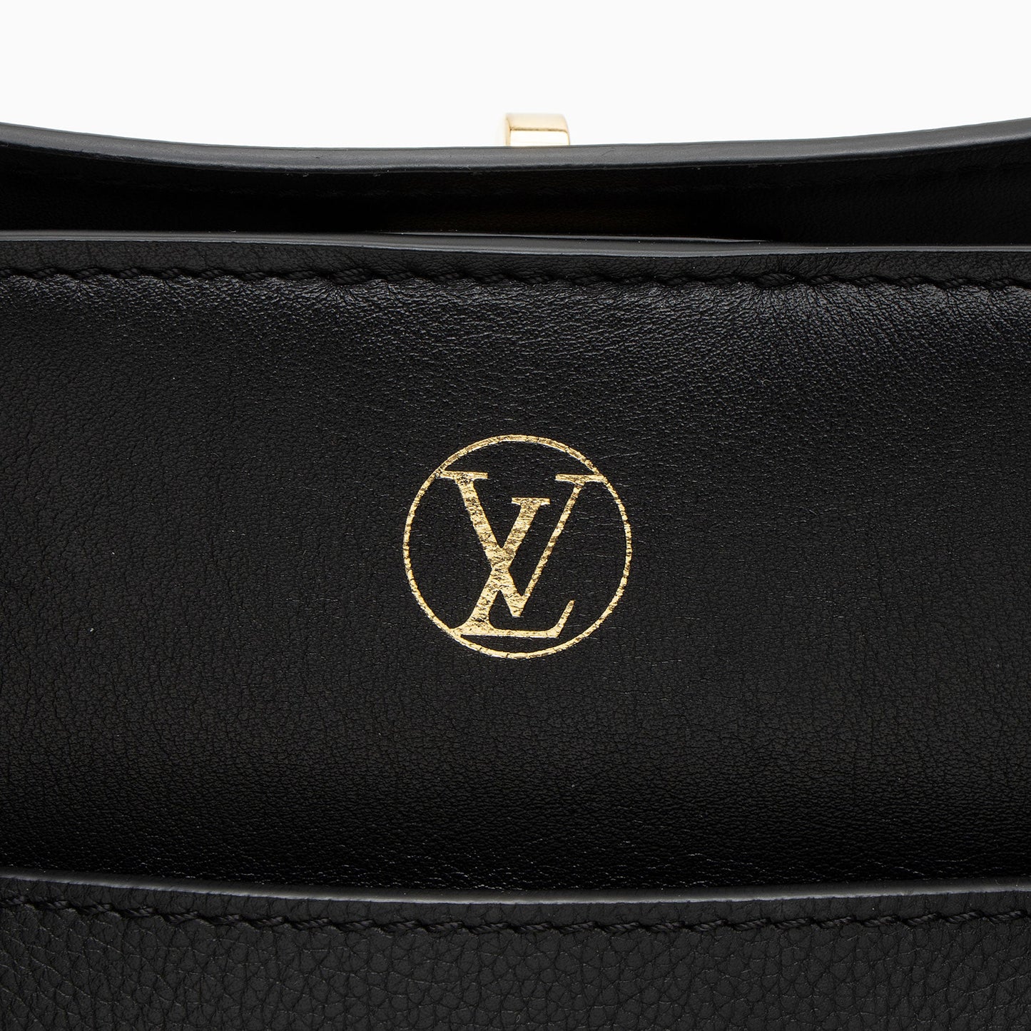 Louis Vuitton Calfskin Tufted Monogram On My Side MM Tote
