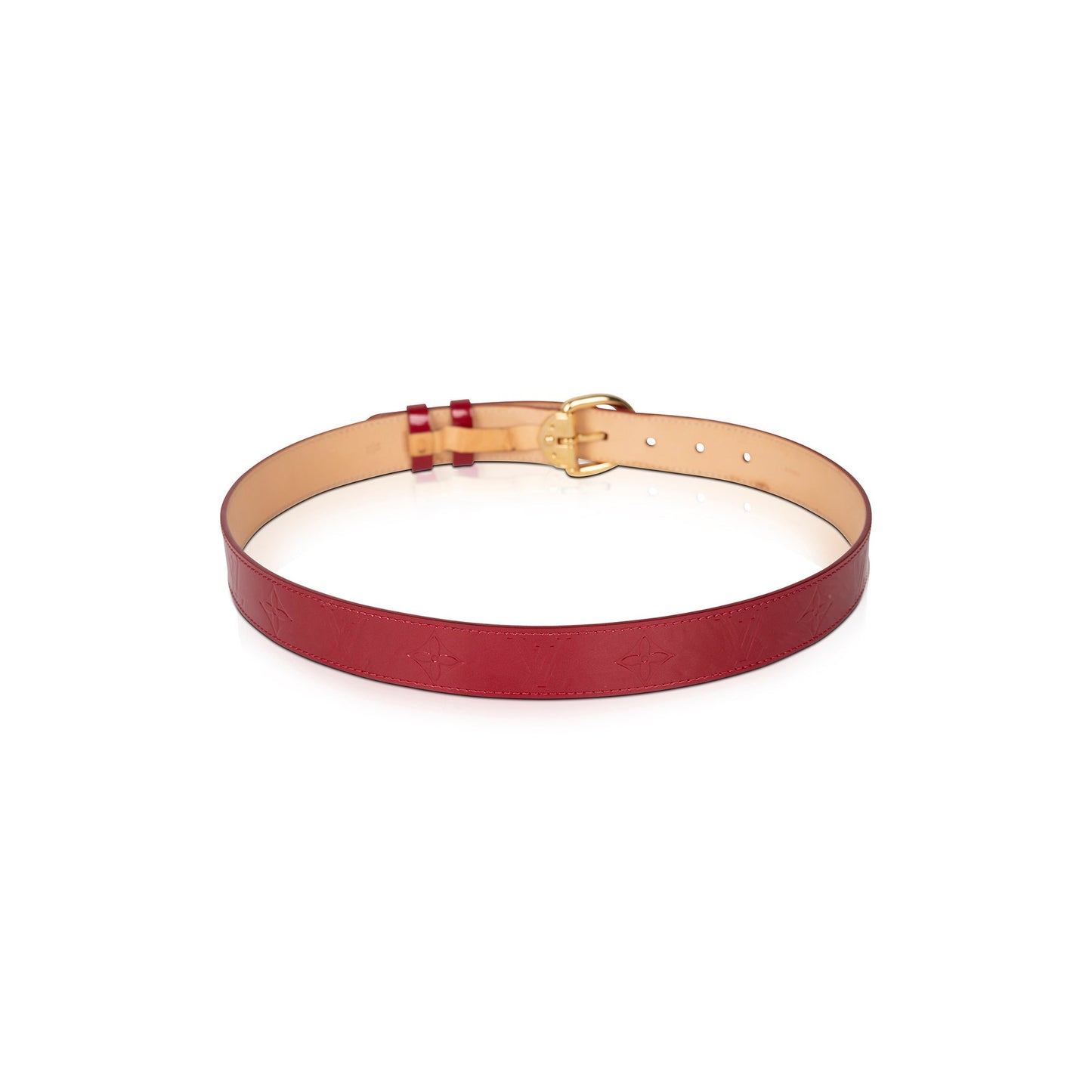 Louis Vuitton Ceinture Vernis Leather Belt