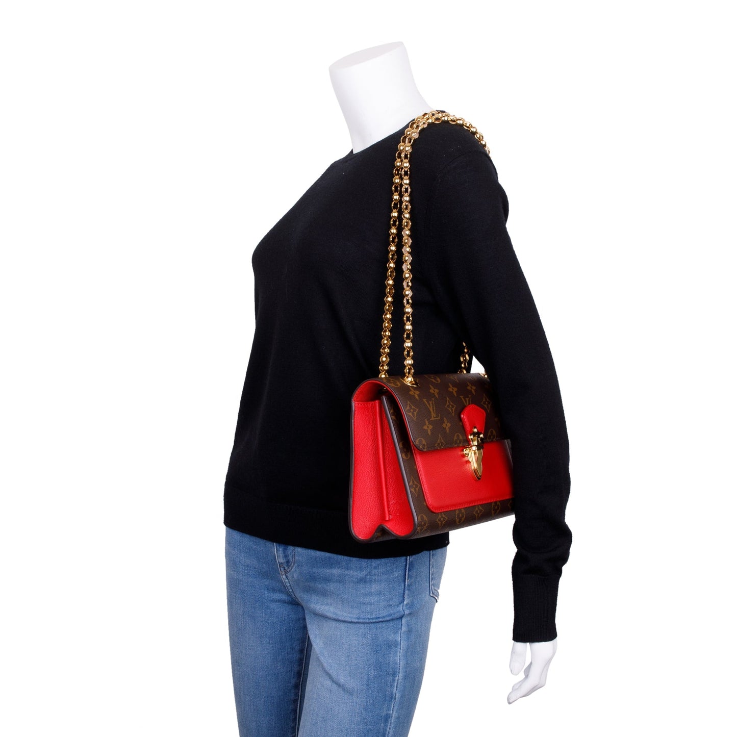 Louis Vuitton Cerise Monogram Victoire Chain Bag