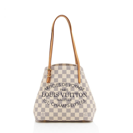 Louis Vuitton Damier Azur Cabas Adventure PM Tote (SHF-IcM8g9)
