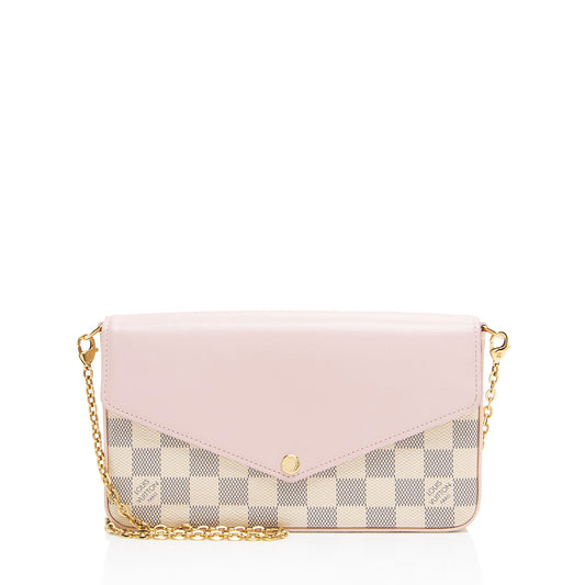Louis Vuitton Damier Azur Calfskin Felicie Pochette