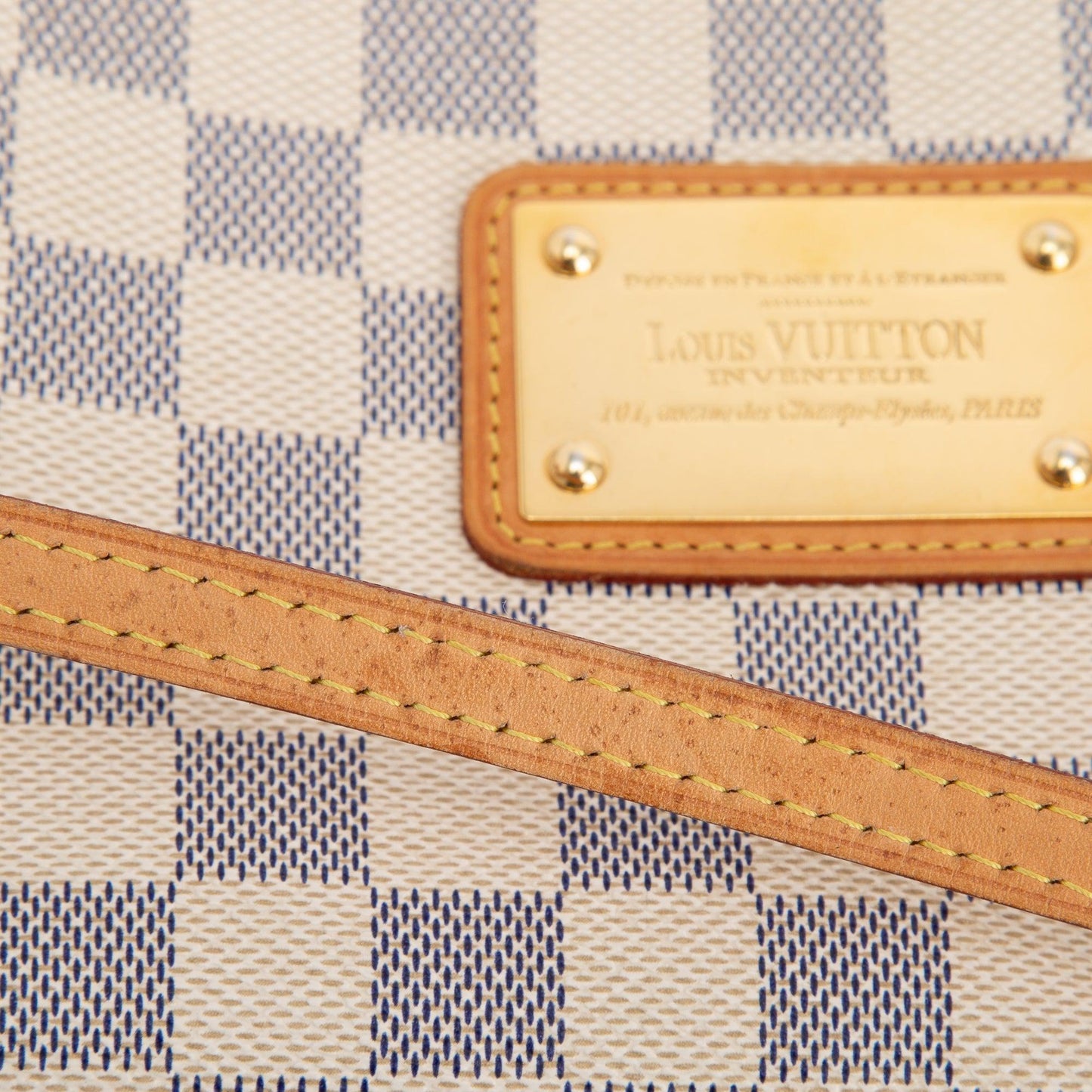 Louis Vuitton Damier Azur Eva Clutch