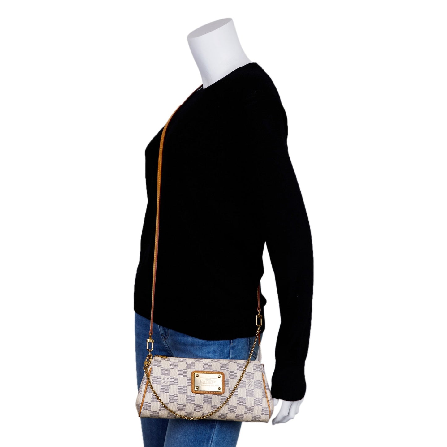 Louis Vuitton Damier Azur Eva Clutch