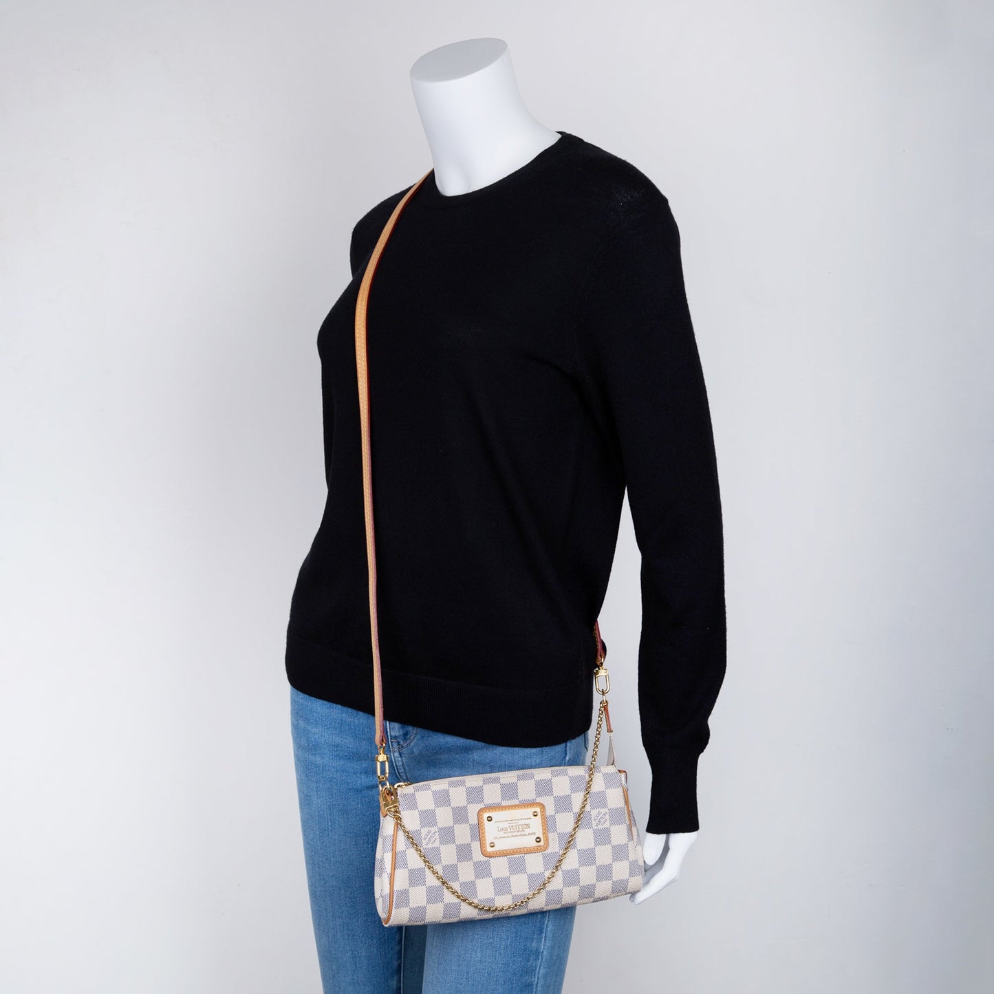 Louis Vuitton Damier Azur Eva Clutch