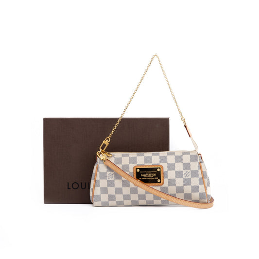 Louis Vuitton Damier Azur Eva Clutch