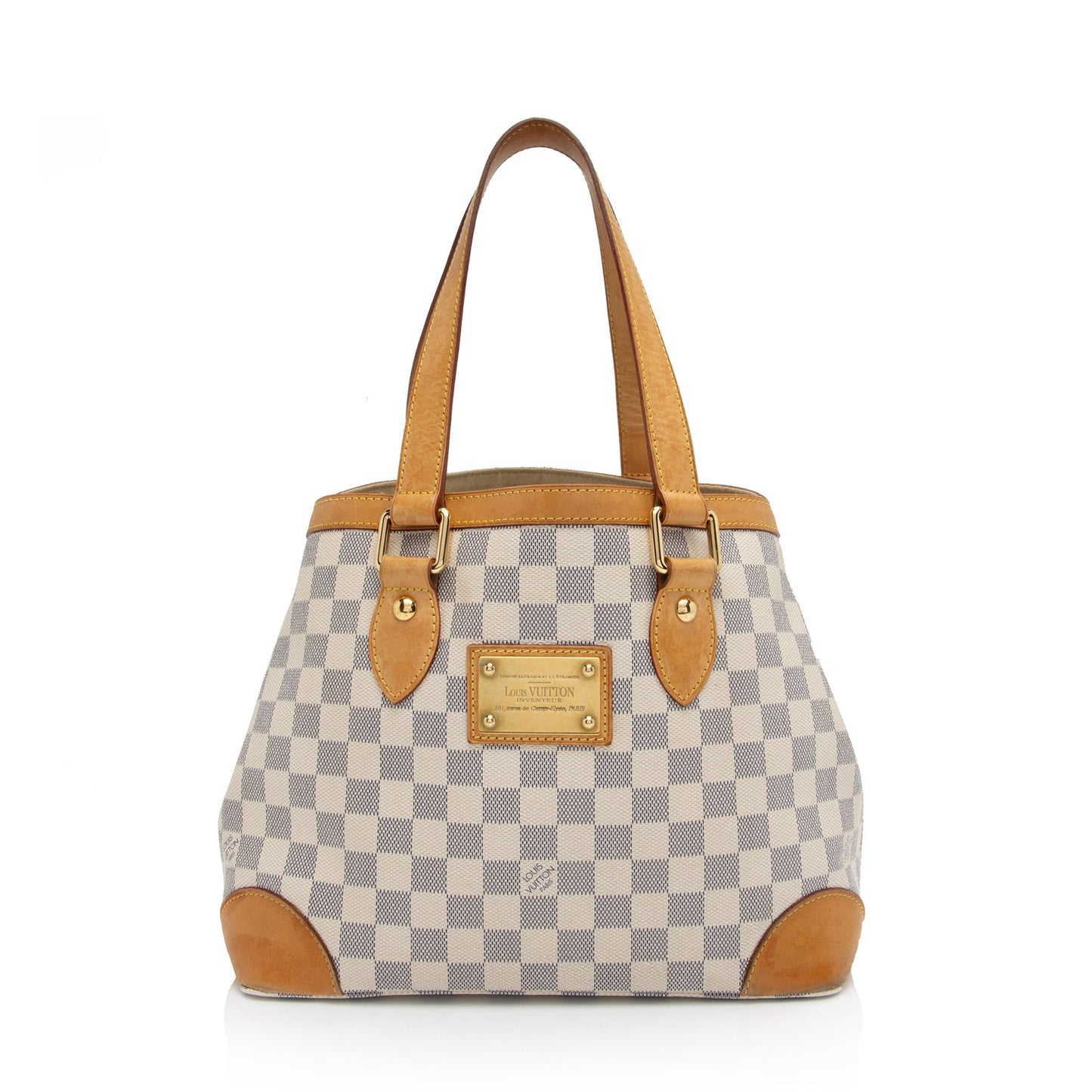 Louis Vuitton Damier Azur Hampstead PM Tote (SHF-ZB6XJS)