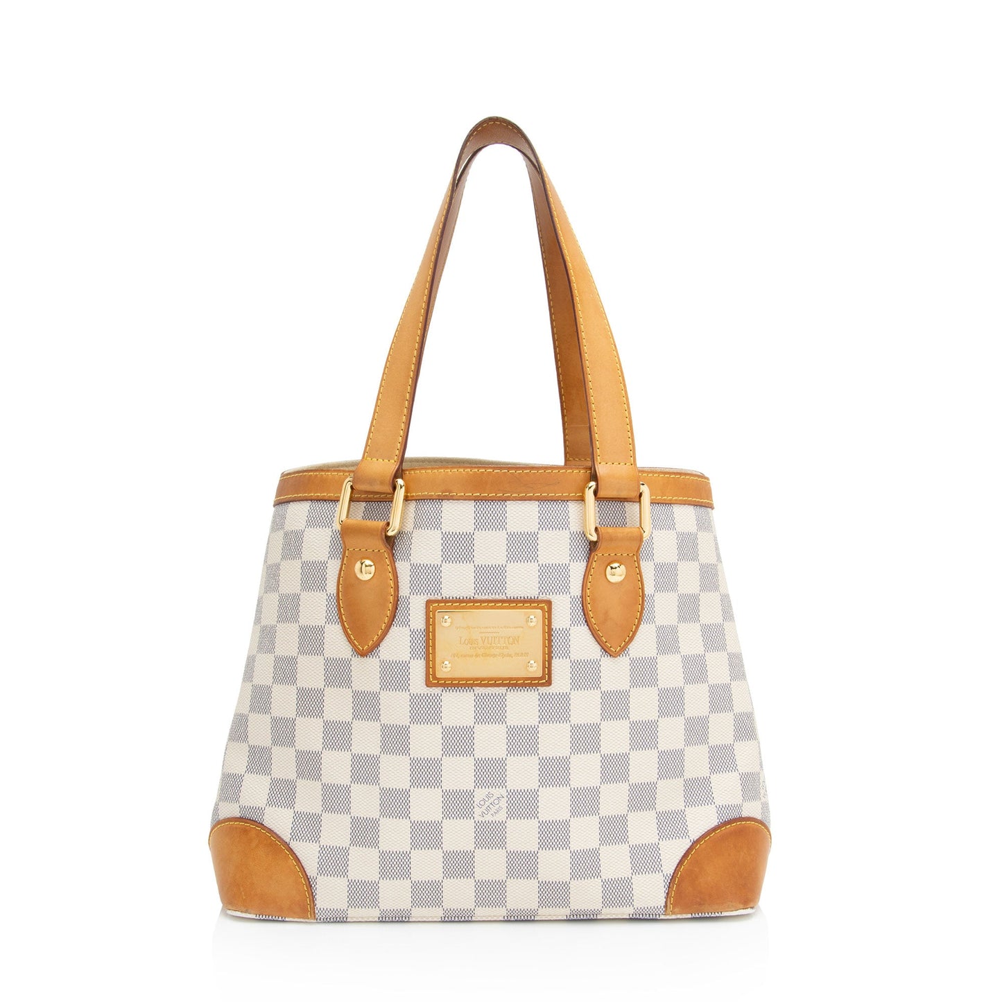 Louis Vuitton Damier Azur Hampstead PM Tote (SHF-nHwsLO)