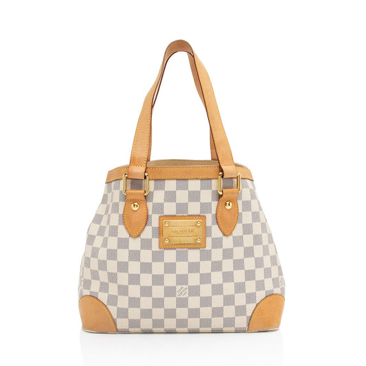 Louis Vuitton Damier Azur Hampstead PM Tote (SHF-04cfi0)