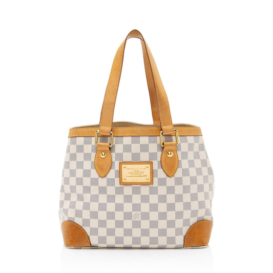 Louis Vuitton Damier Azur Hampstead PM Tote (SHF-jZQD5W)